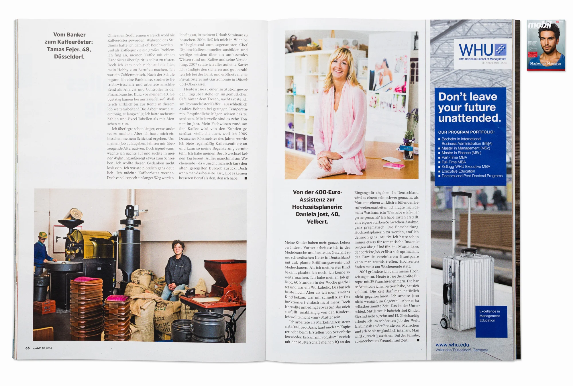 Portraits for DB Mobil magazine, Duesseldorf & Velbert, 2014