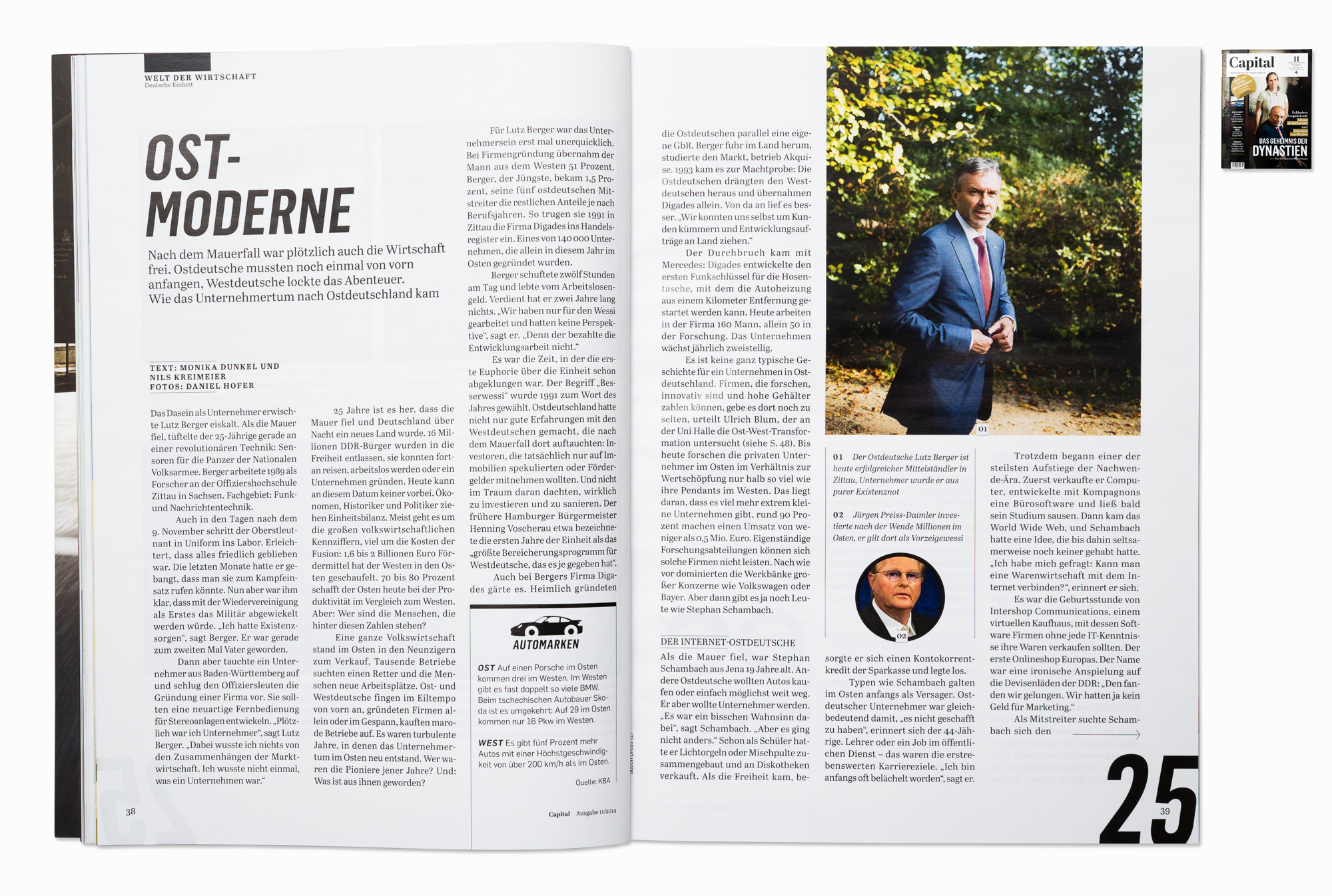   Lutz Berger, CEO of Digades, for Capital magazine, Dresden 2014  