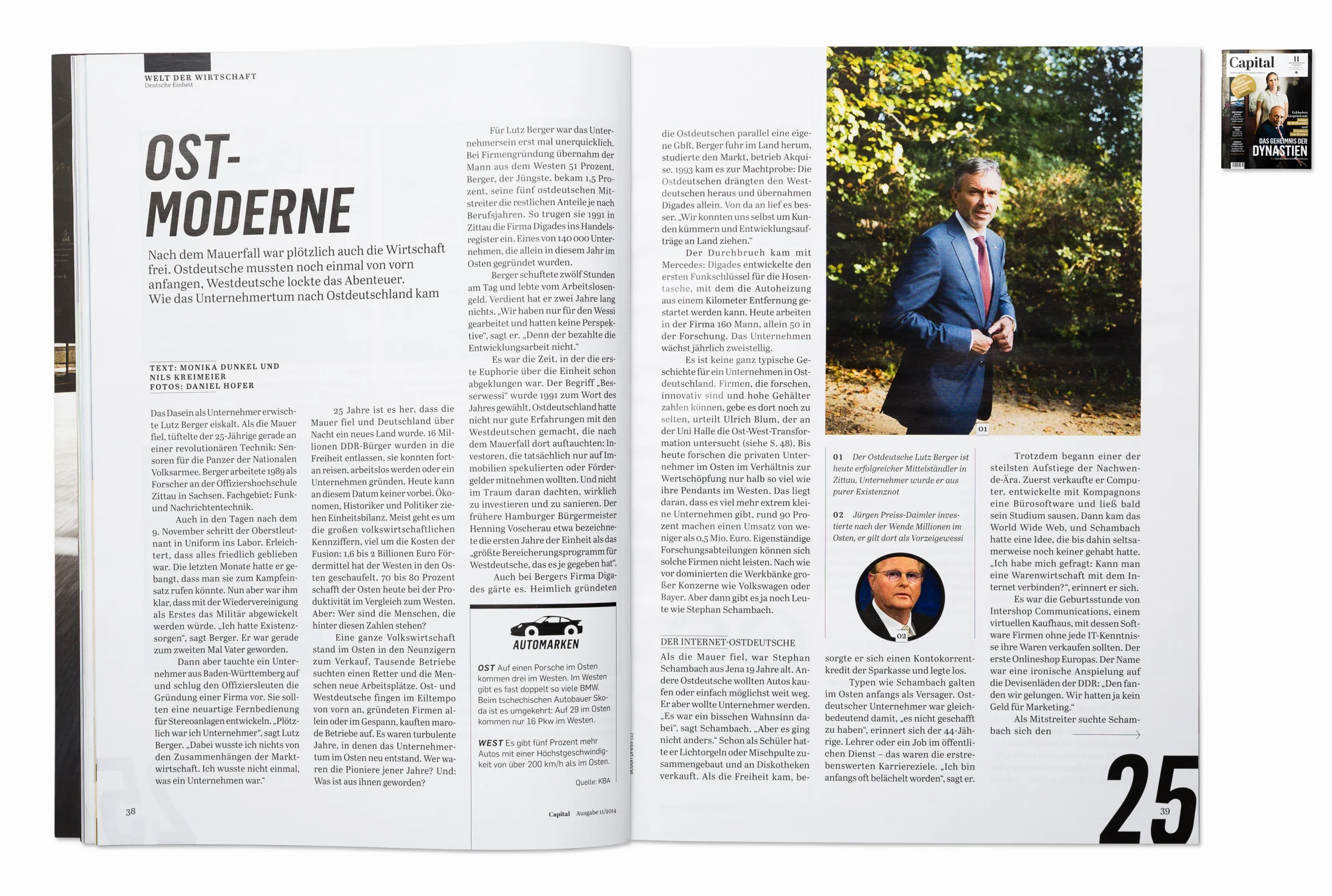 Lutz Berger, CEO of Digades, for Capital magazine, Dresden 2014
