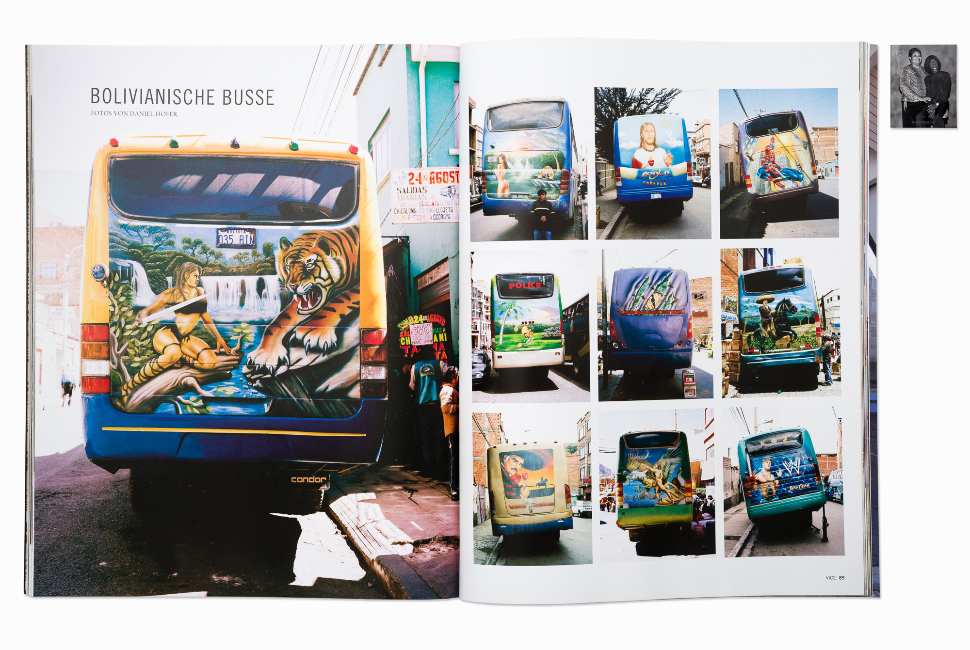   "Bolivian Busses", published in VICE magazin photo issue (Germany &amp; UK)  
