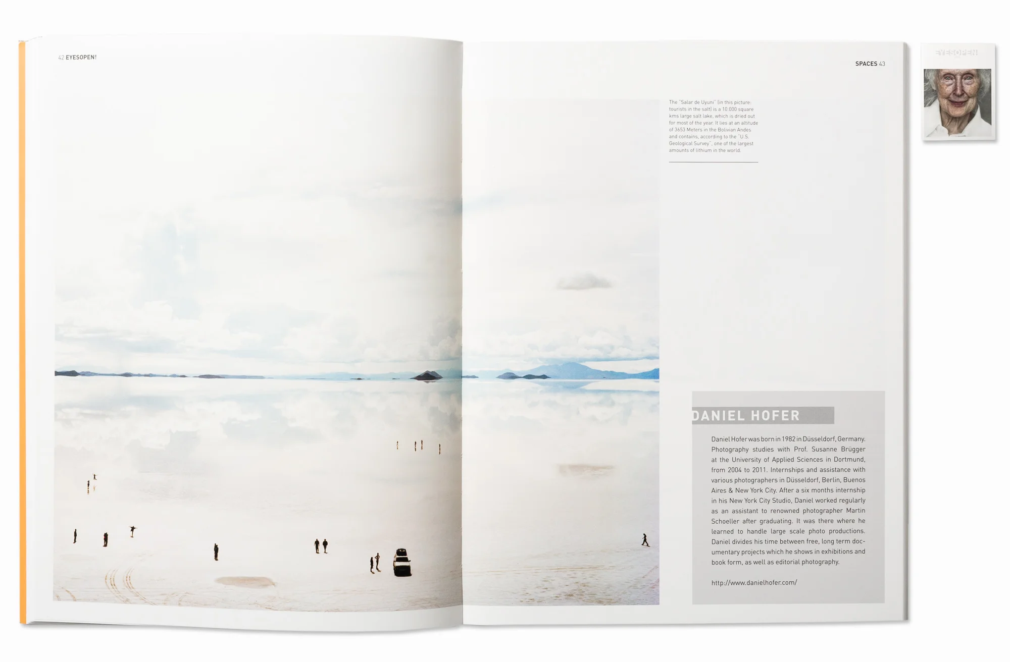 SALAR series published in Eyes Open magazine (Italy), 2014