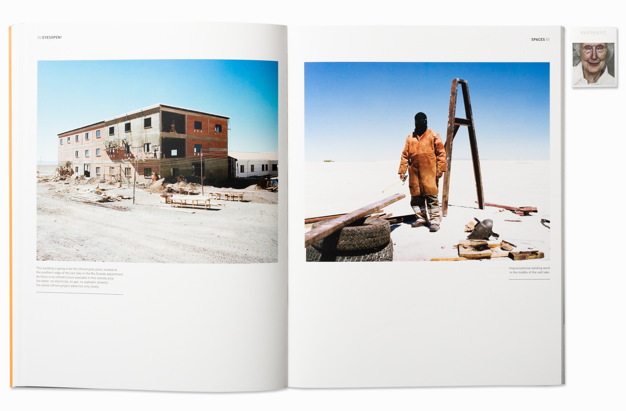   SALAR series published in Eyes Open magazine (Italy), 2014  