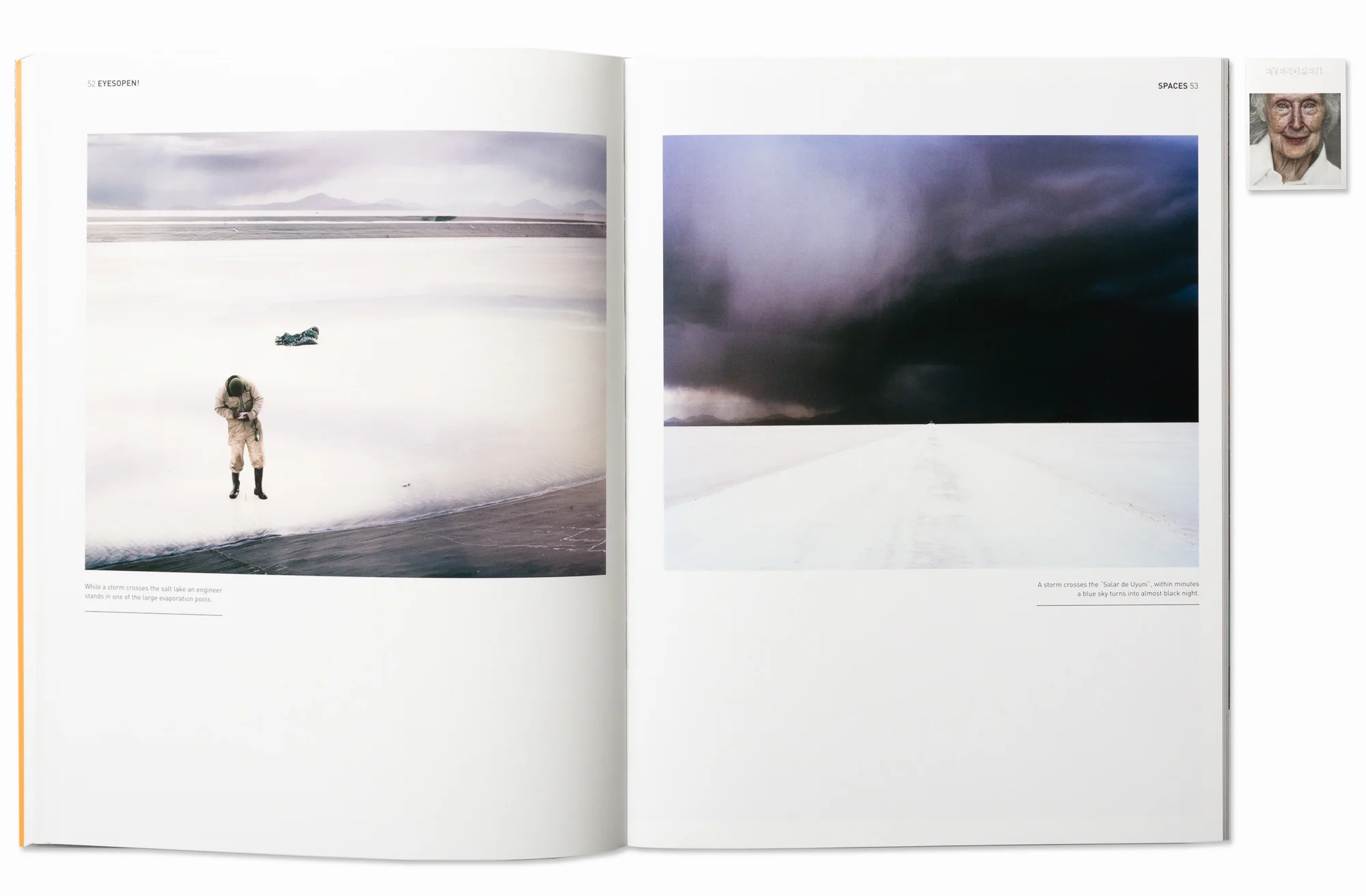 SALAR series published in Eyes Open magazine (Italy), 2014