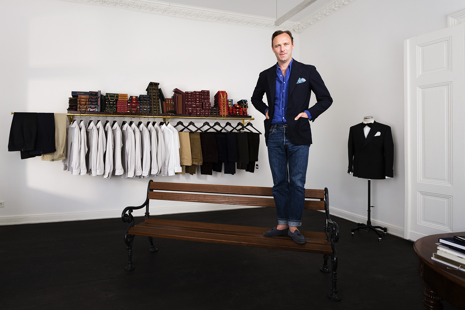   Grill Royal owner Boris Radczun for Diskurs, June 2014, Berlin  