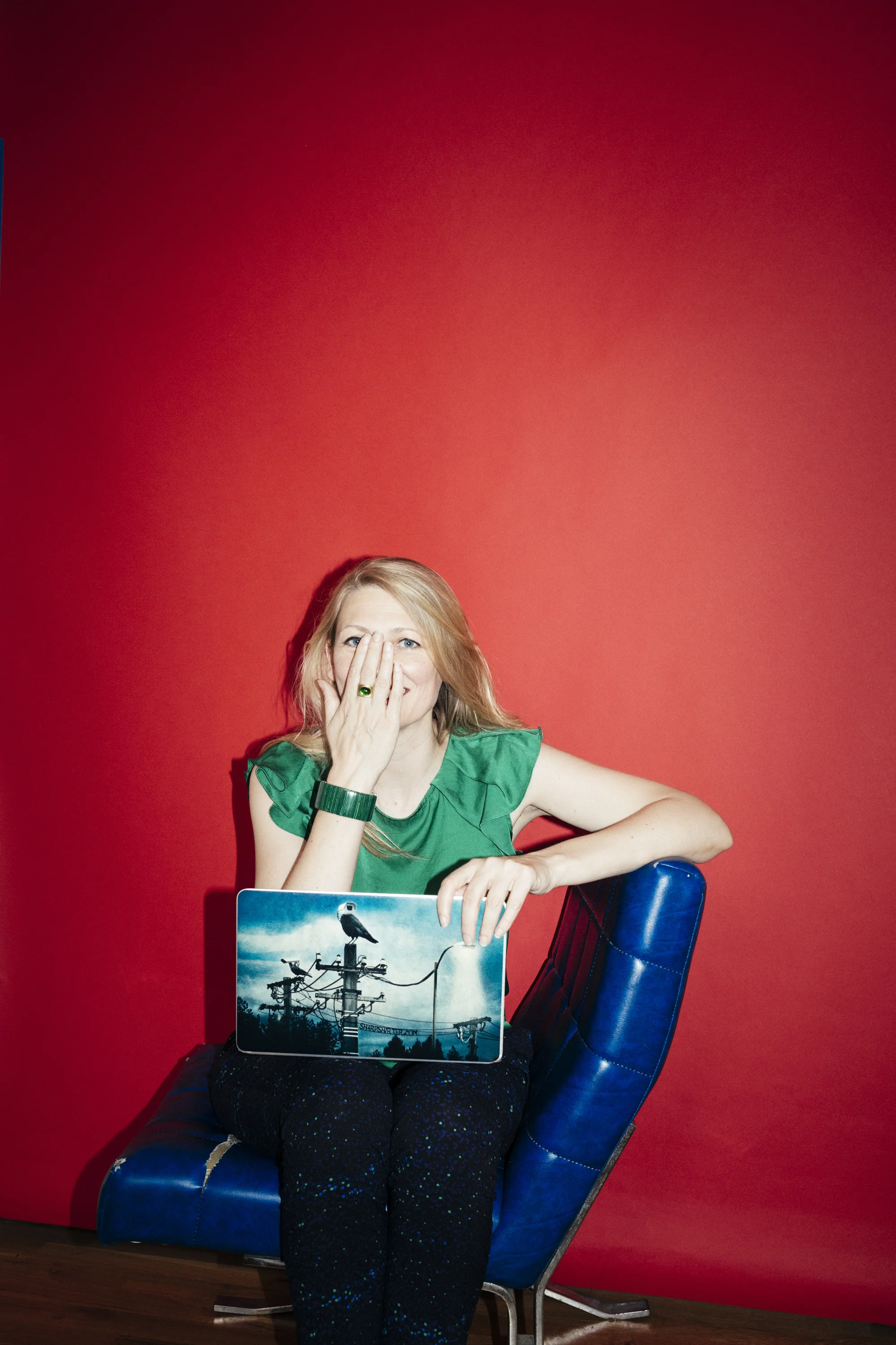Stephanie Hankey of the TTC (Tactical Technology Collective) for "Das Magazin", Berlin 2015