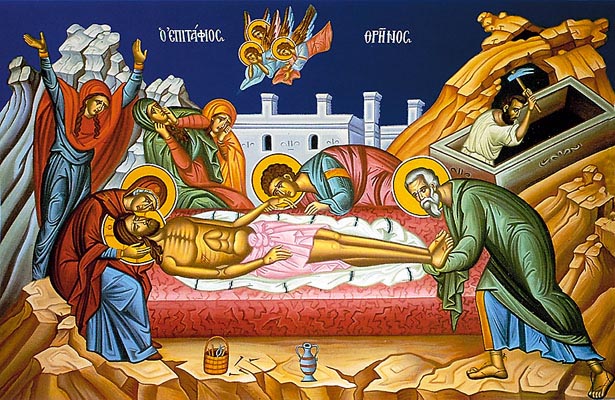 Epitaphios Thrinos
Nun OLympias, 20th century, Cretan School
300 DPI, 24BruceRGB, 7"x4"
Monahis Olympiados, Deisis, p6