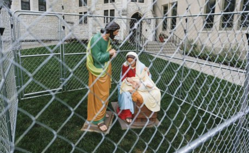 Side question re: viral story about baby Jesus, Mary and Joseph in a cage: Which Bible to quote? (updated)