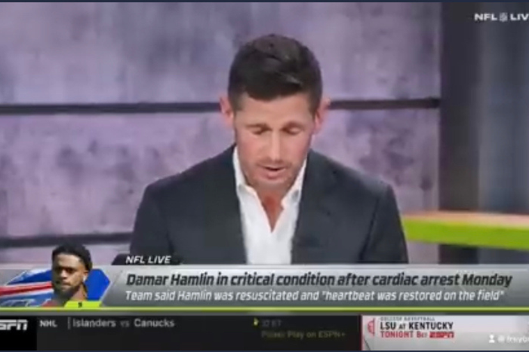 Podcast: Prayers and NFL life? That's old news -- but the Damar Hamlin drama was on live TV