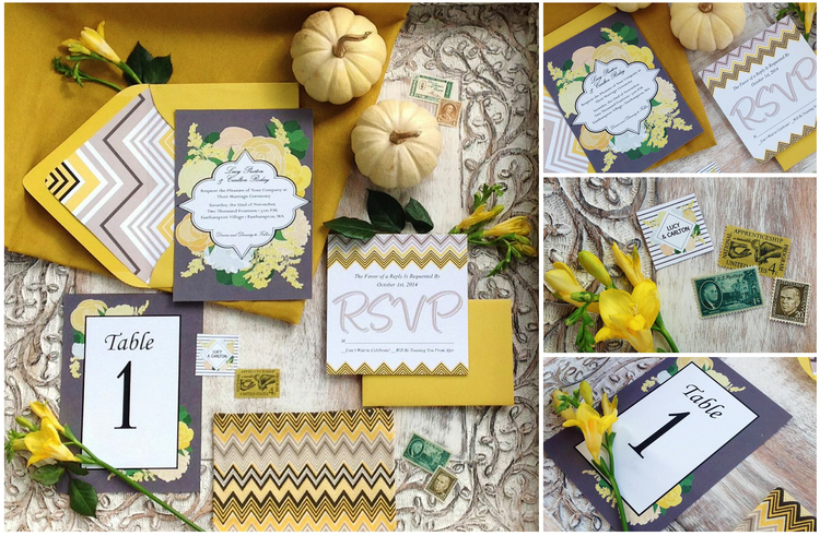 Parsimony Vintage- Event Planning-Mustard Wedding Inspiration invites.jpg