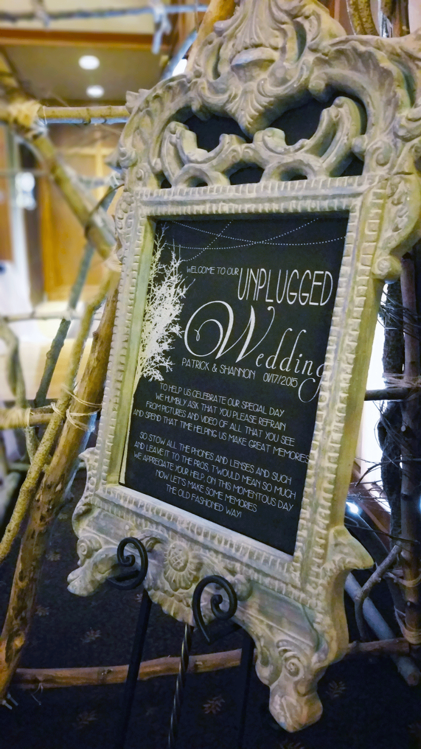 Unplugged Wedding Chalkboard.gif