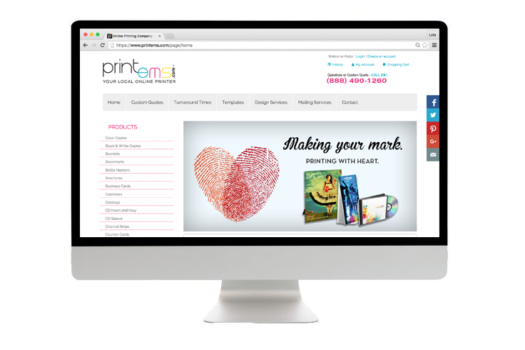 Homepage banner