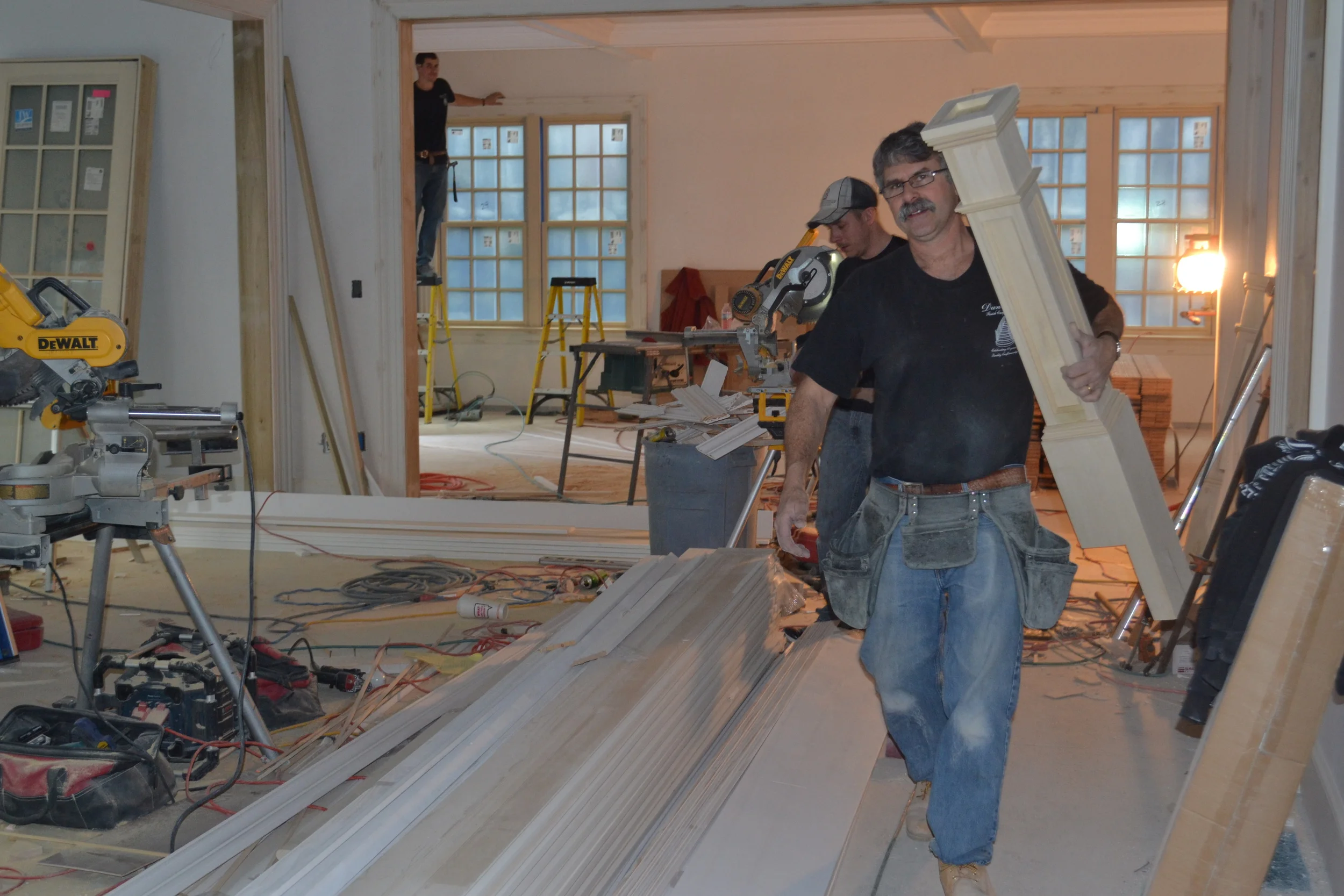 Dun-Rite craftsmen working