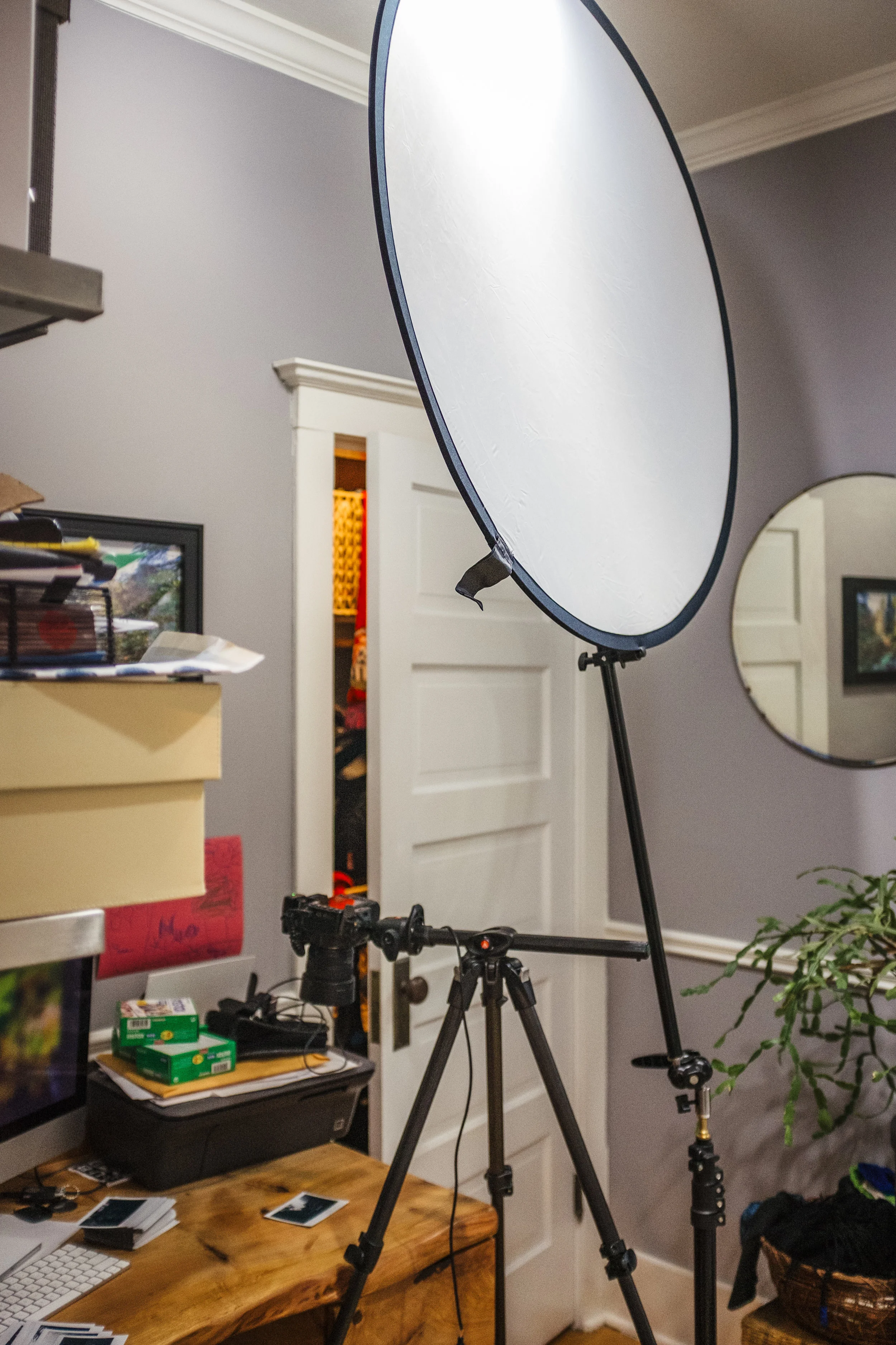 My film "scanning" setup.