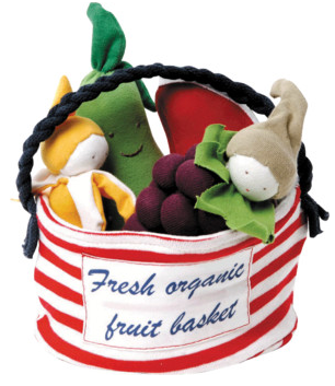 Organic Fruit Teether Toys