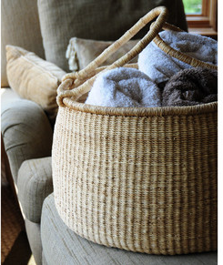 Accra Handwoven Sisal Basket