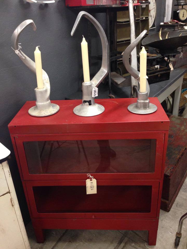 You can't get more romantic then candle light and why not a red bookcase to house your loves collection of sonnets.