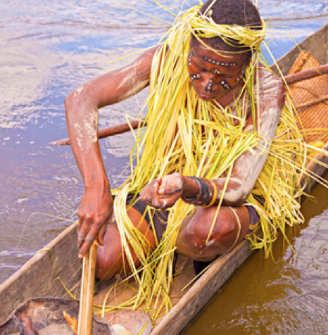Grabbing a Bite in Papua New Guinea