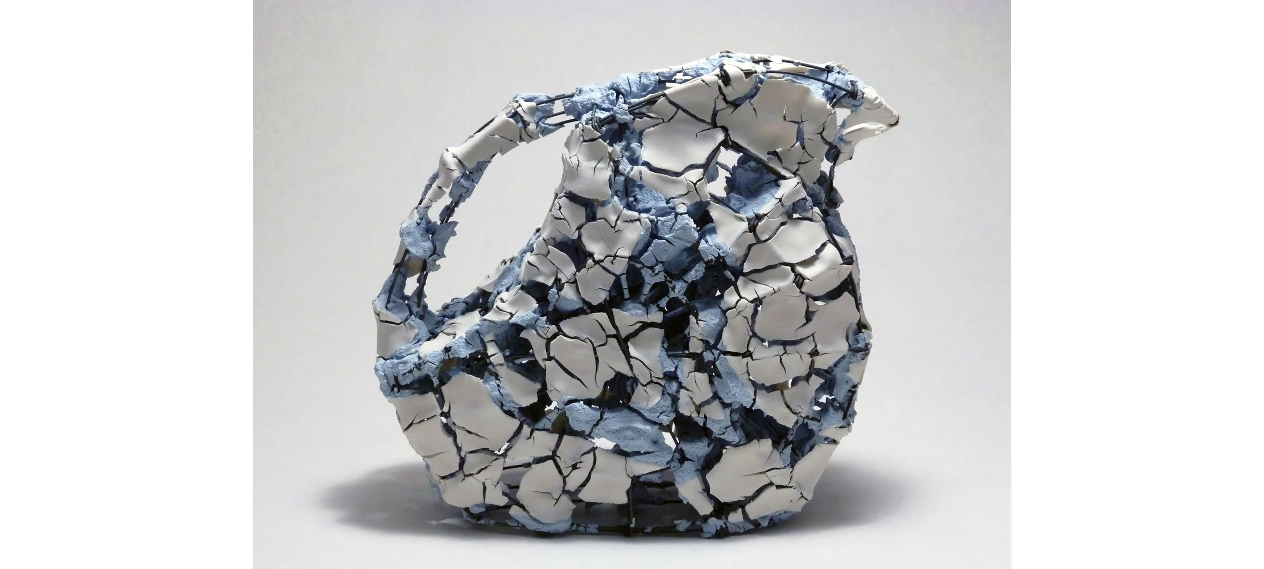 Fiesta Pitcher (blue and white)