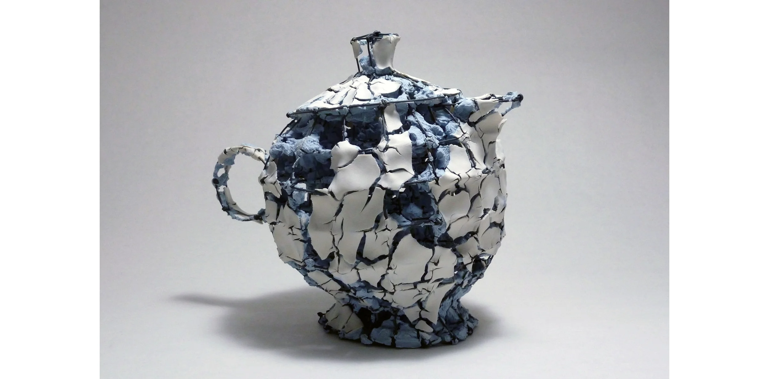 Fiesta Teapot (blue and white)