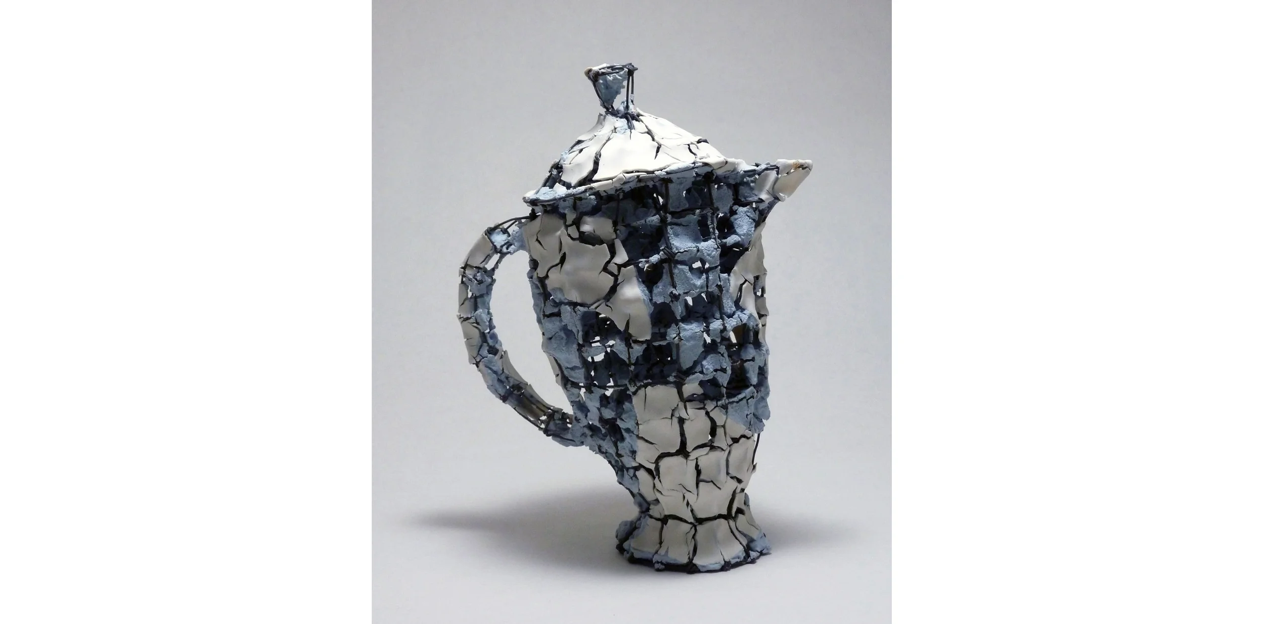 Fiesta Coffeepot (blue and white)