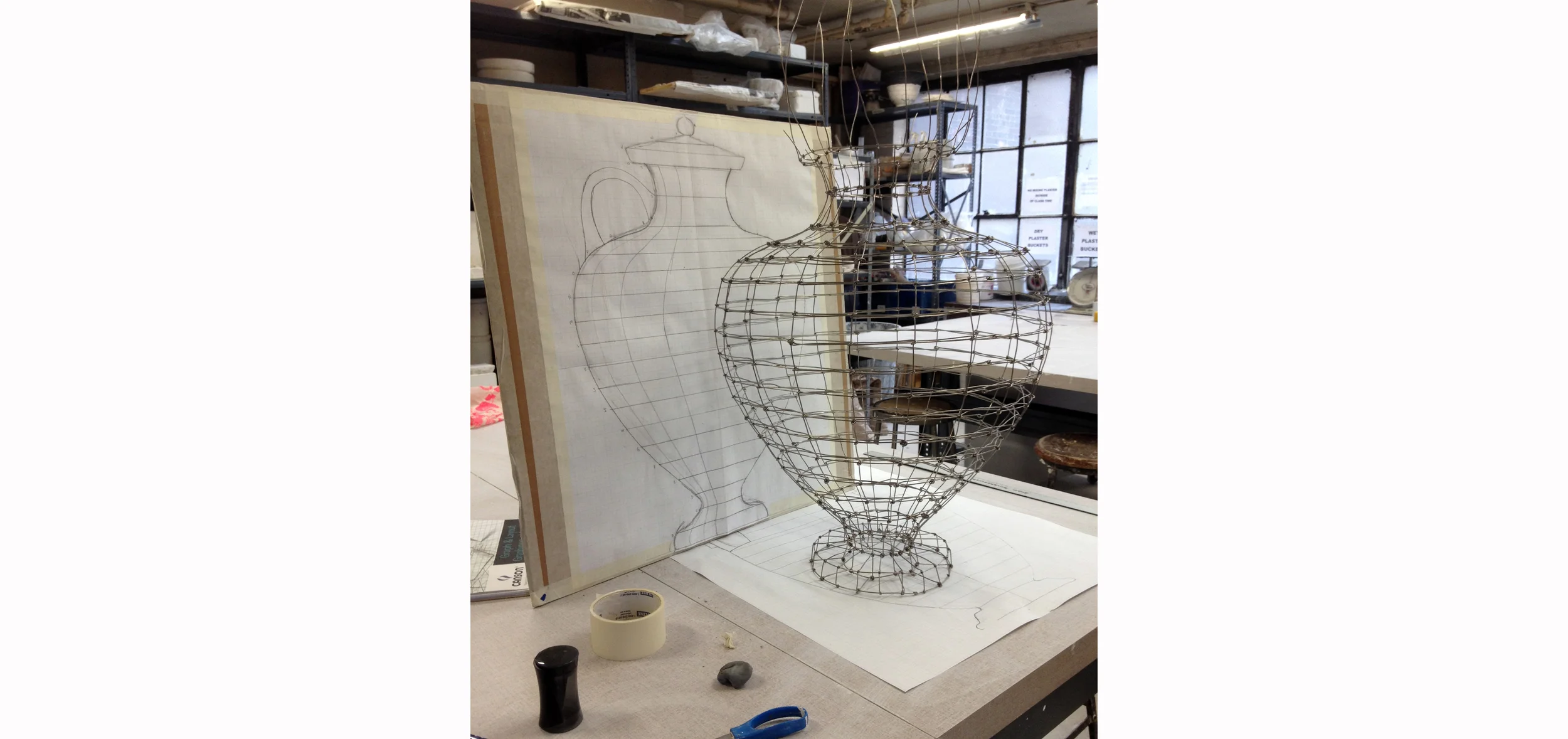 Constructing Amphora with nickel-chromium wire