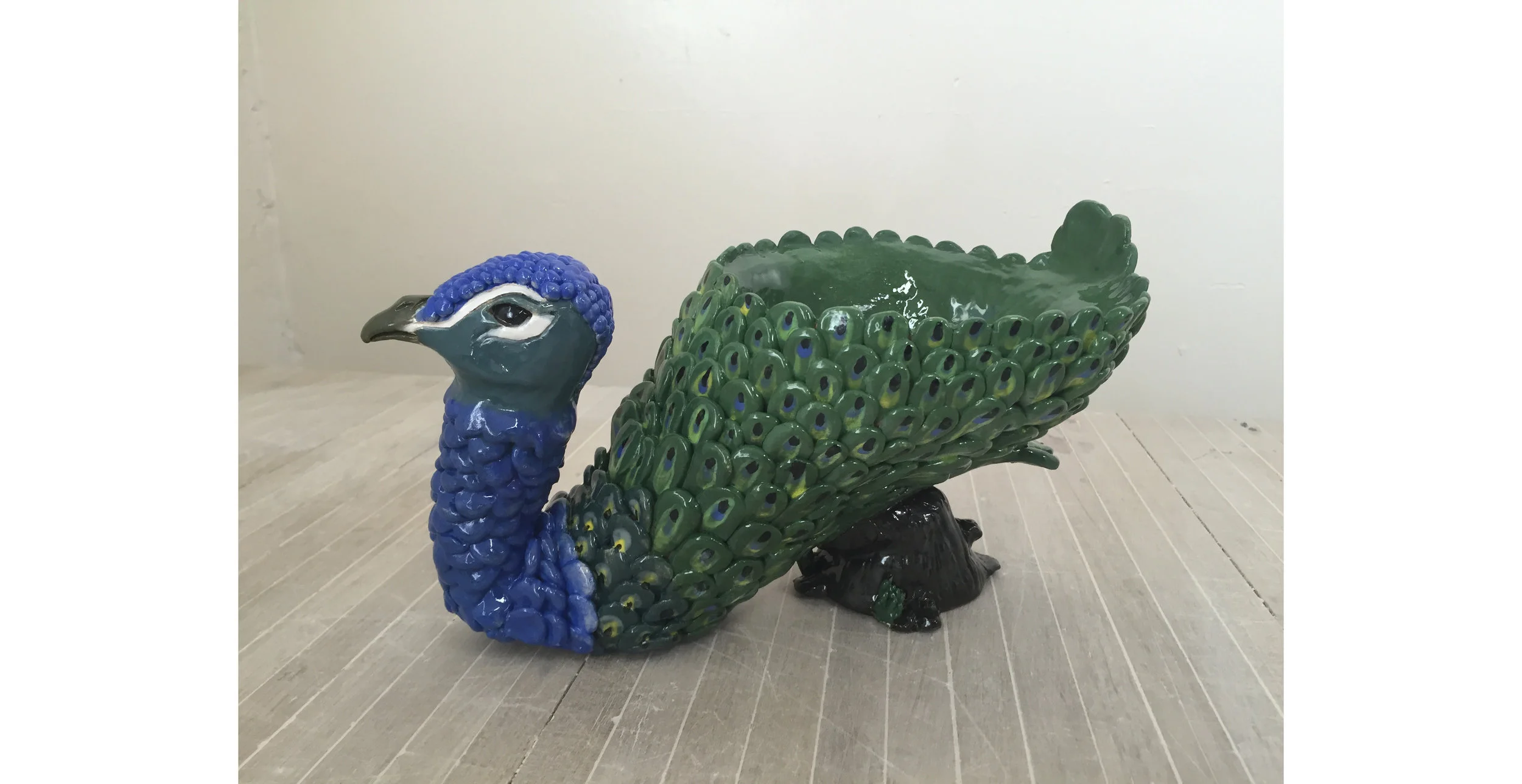 Peacock Rhyton