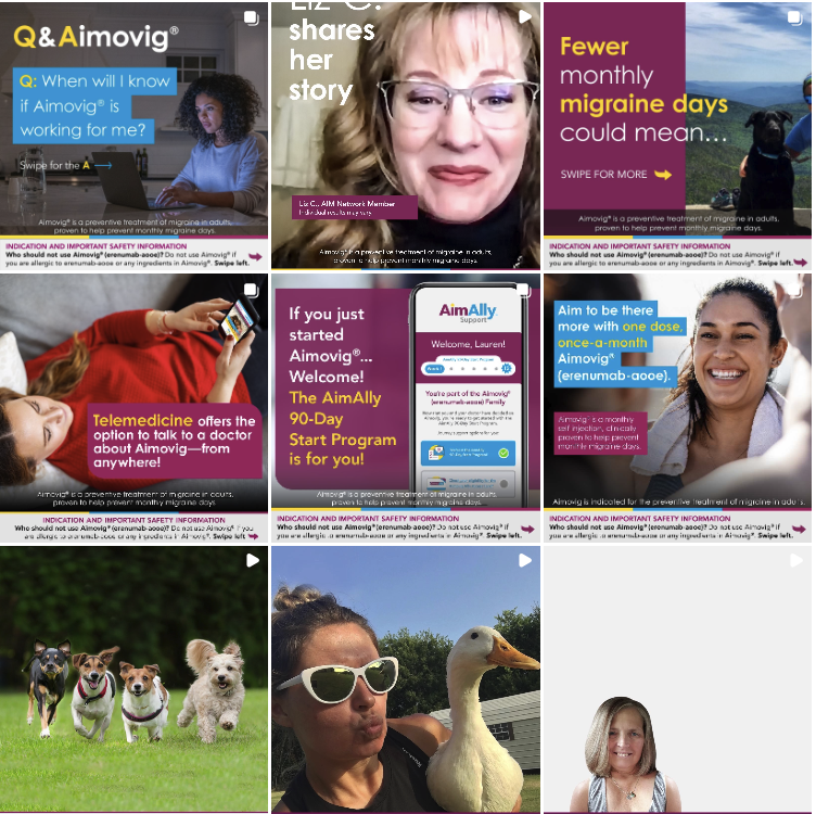 AIMOVIG grid, you get the idea!