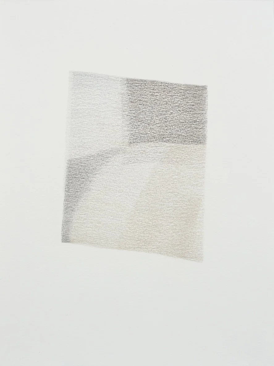 Present Tense, 2020, colored pencil on paper, 12 x 9 inches