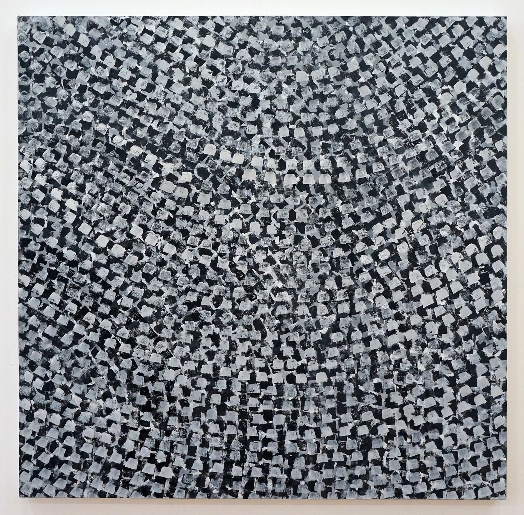 Reach, 2014, oil and acrylic on canvas, 40 x 40 inches