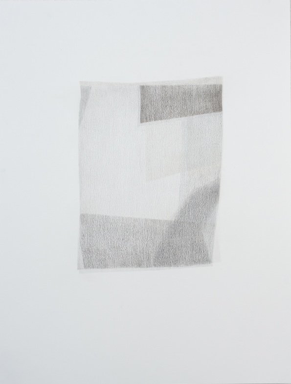 Present Tense, 2019, Colored pencil on paper, 25.5 x 19 inches 