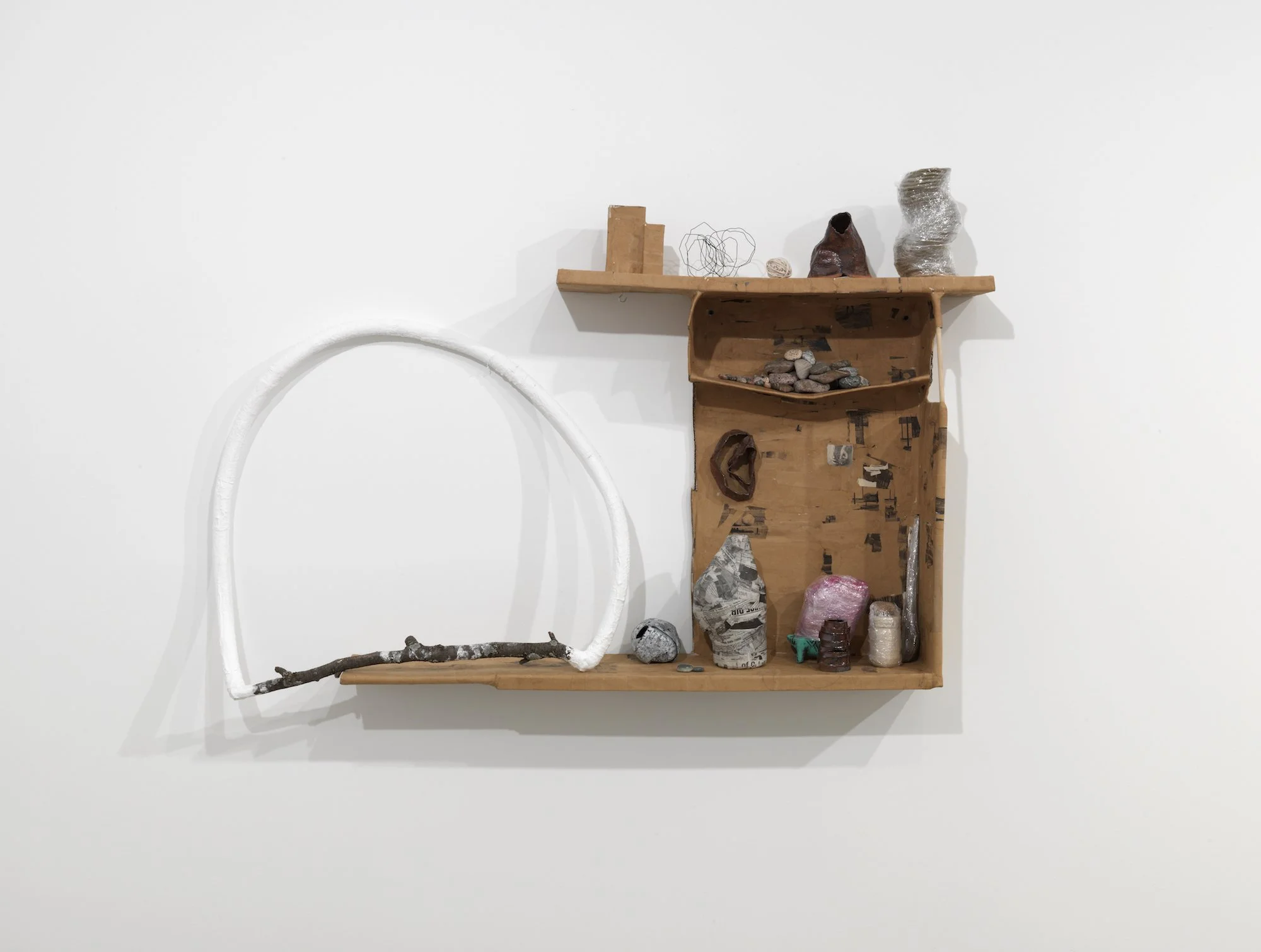 Cabinet of Ordinary Things, 2016, mixed media,
36 x 45 x 8 inches

