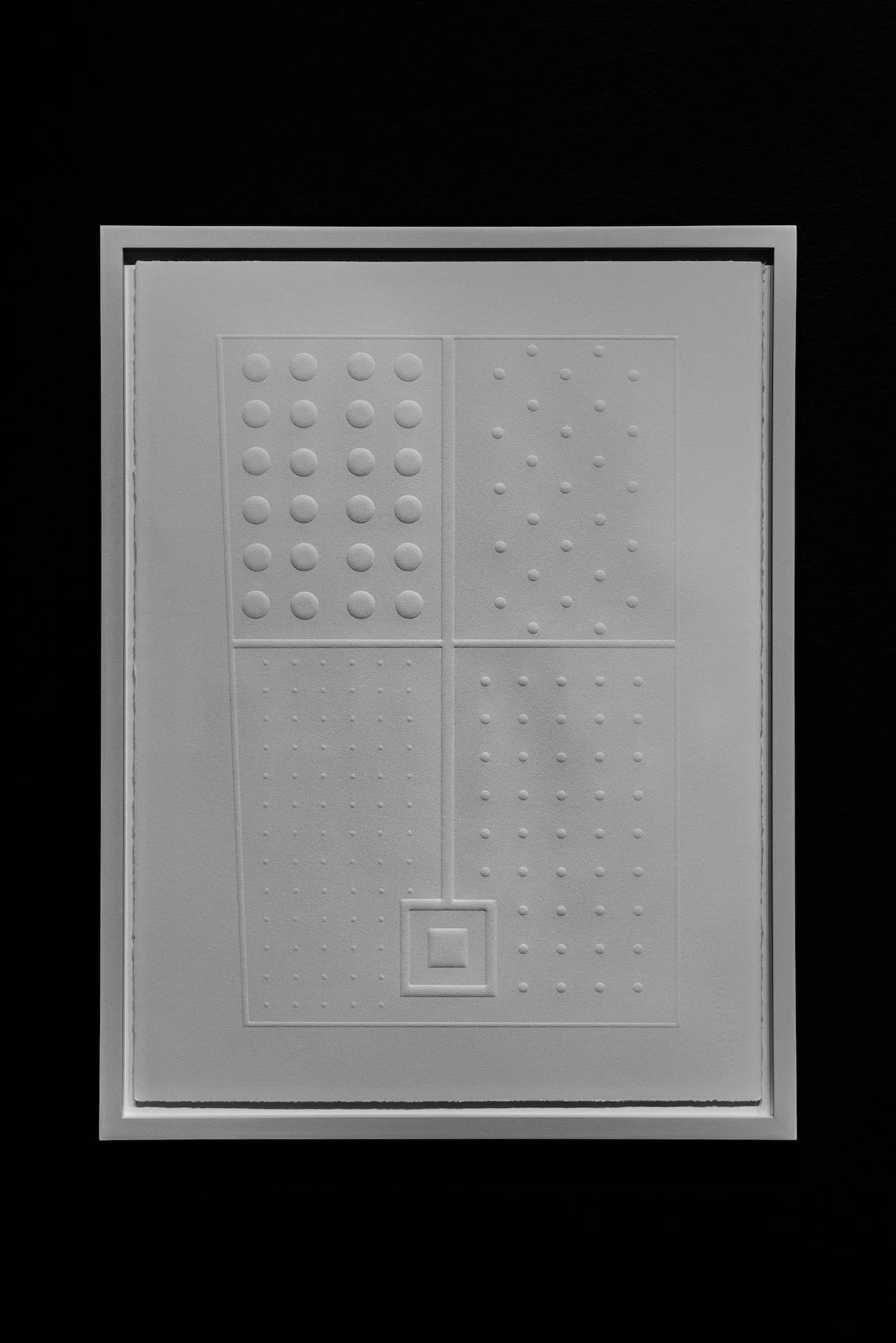 Relief print on Rives BFK White 250gsm paper, 30 x 22 1/2 inches, 2021