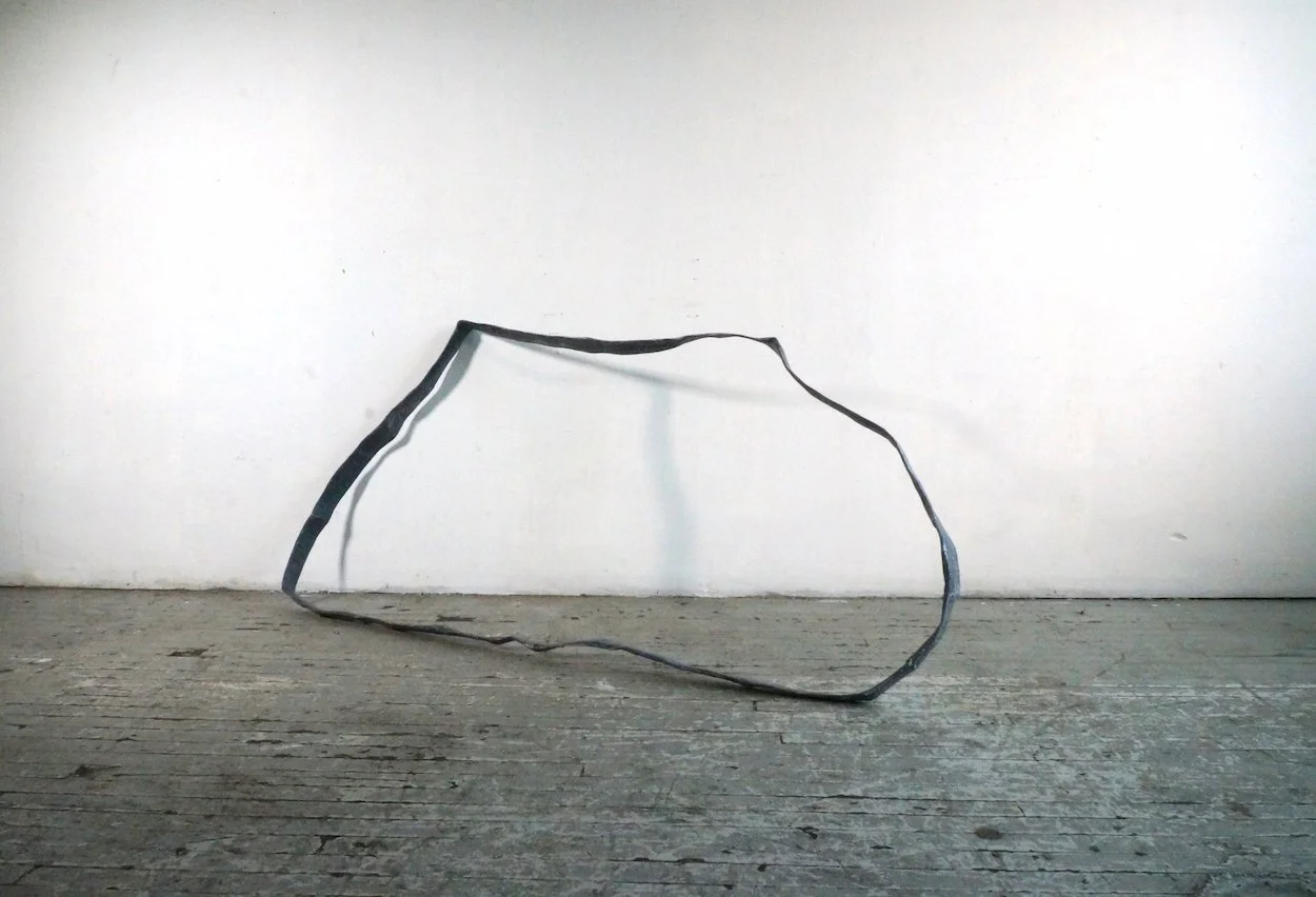 Dreamspace, 2015, papier-mâché and paint, 33.5 x 59 x 3 inches