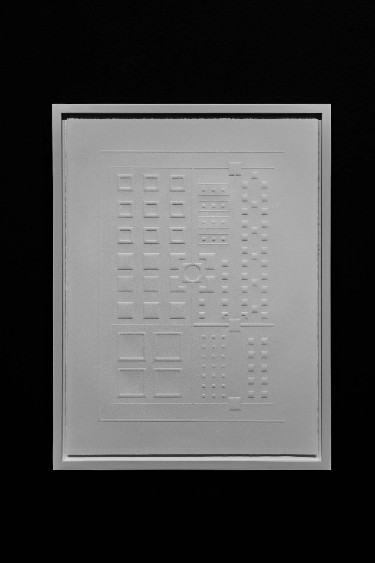 Relief print on Rives BFK White 250gsm paper, 30 x 22 1/2 inches, 2021