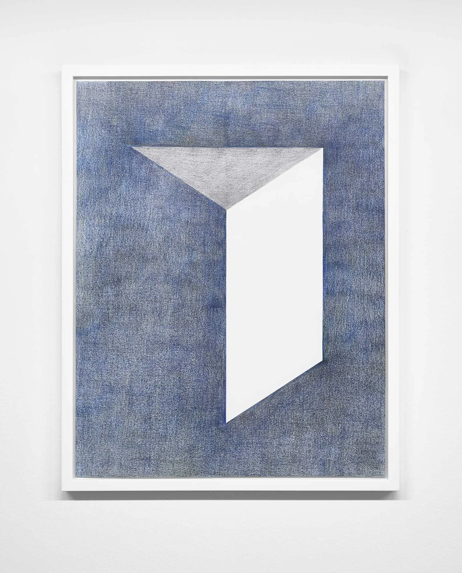 Window, 2017, Colored pencil on paper, 26 x 20 3/4 inches