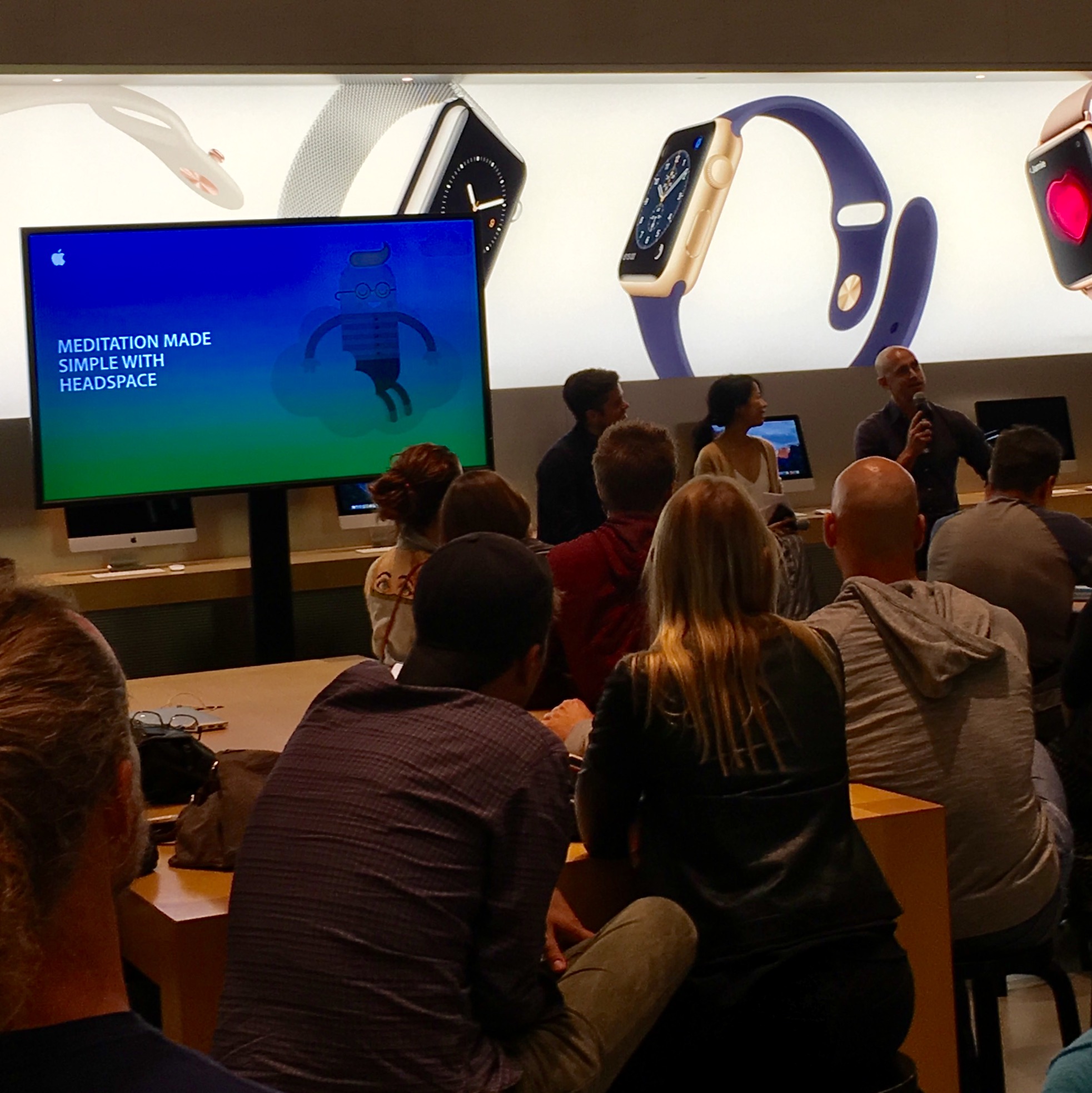 HeadSpace event brought to you by your local Apple Store...