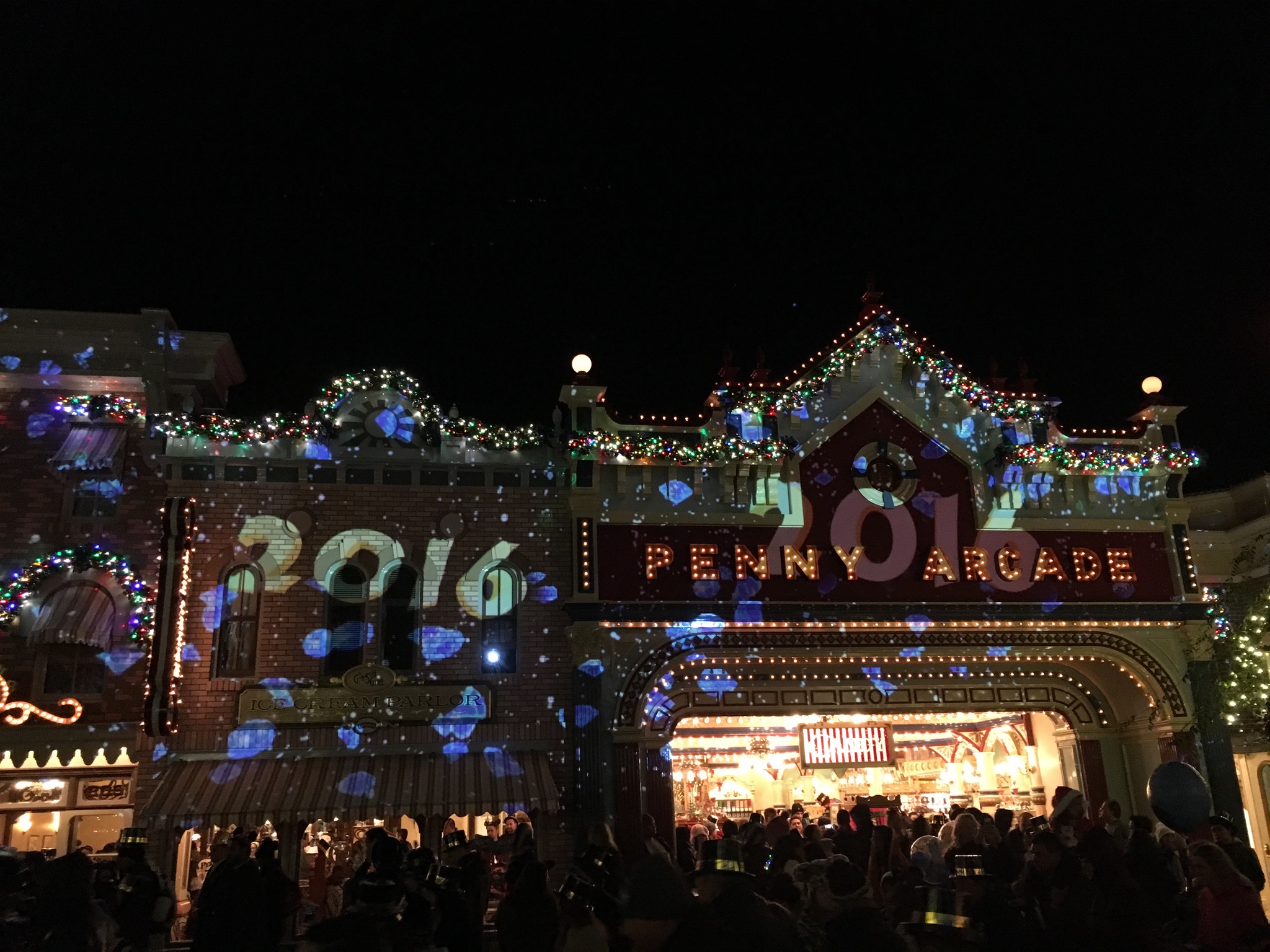 12:01 January 1, 2016. Disneyland.