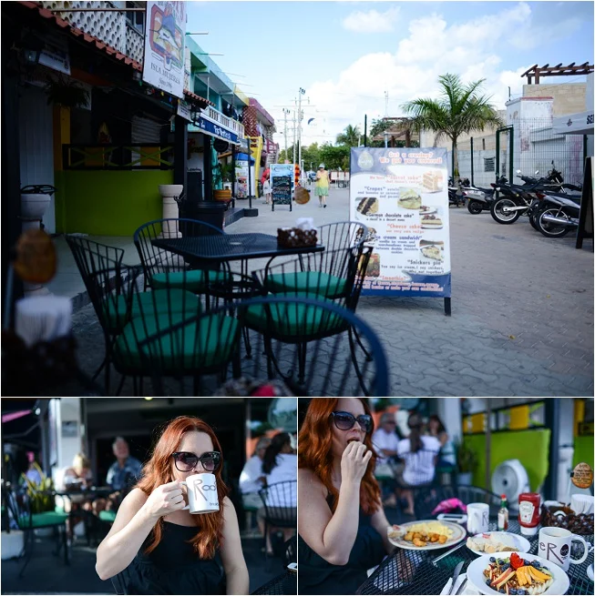 Rooster Cafe, right on Hidalgo Street. Good breakfast and people watching spot, with the freshest fruit and granola.
