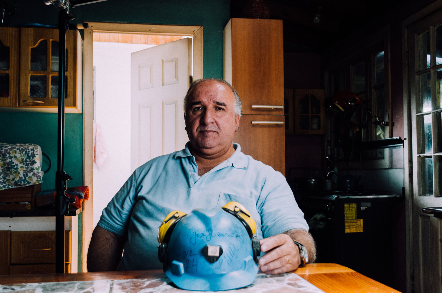 From Chile, José Gonzalez was trapped underground for 67 days in the Copiapo mine collapse of 2010. Picture by Ignacio Murua.