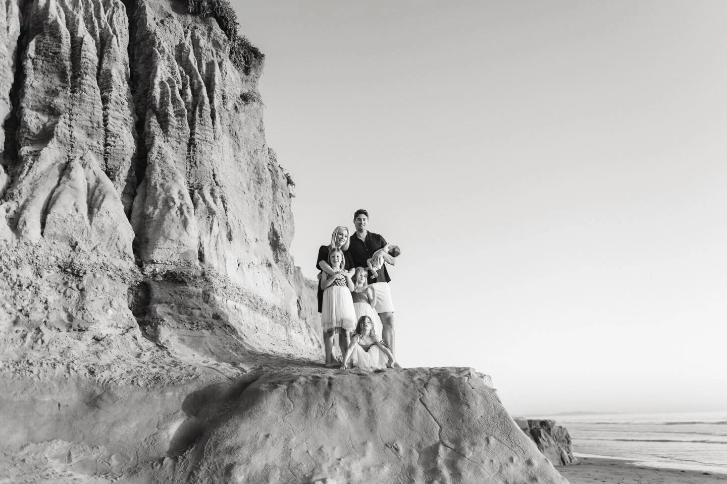 Been photographing Ashli and David in every stage of life since their first child over eight years ago. Now they are a full family of six living ocean side under the California sun and I&rsquo;m grateful enough to still be long for the joyous and bea