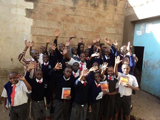 Museza Academy Children receive Bibles