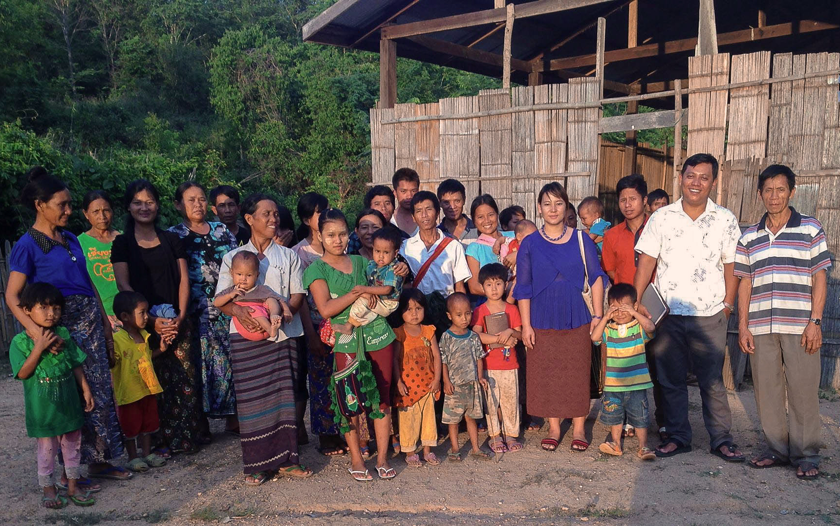 One of the villages in Myanmar