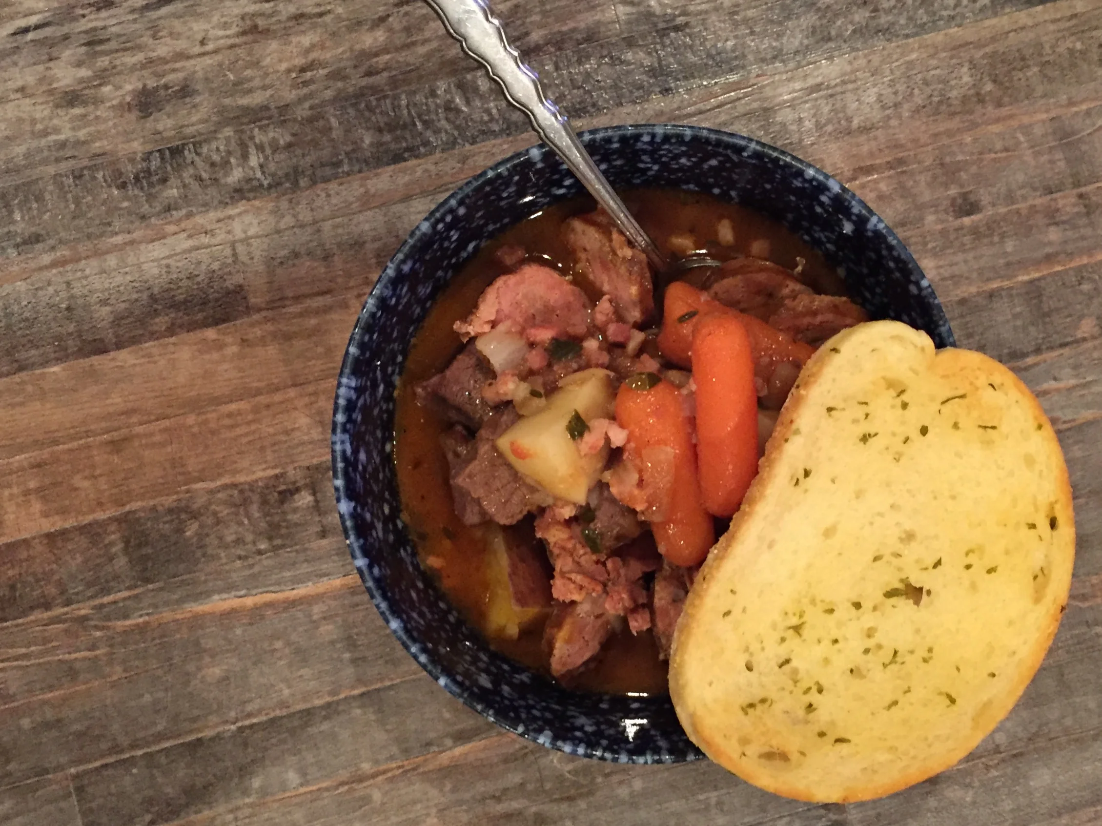 Quick & Easy Week Night Dinner - Beef Stew, Casey Bonano RD, LD, Dallas Nutritional Counseling #dallasnutritionalcounseling #balancedeating #homecooking #quickrecipes #easyrecipe #weeknightrecipe #carbfatpro #quickeasyrecipe