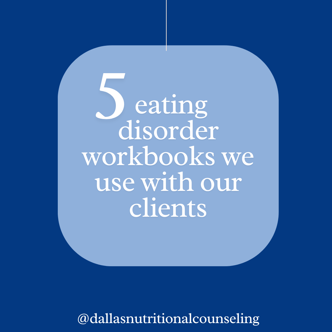 5 Eating Disorder Workbooks We Use With Clients