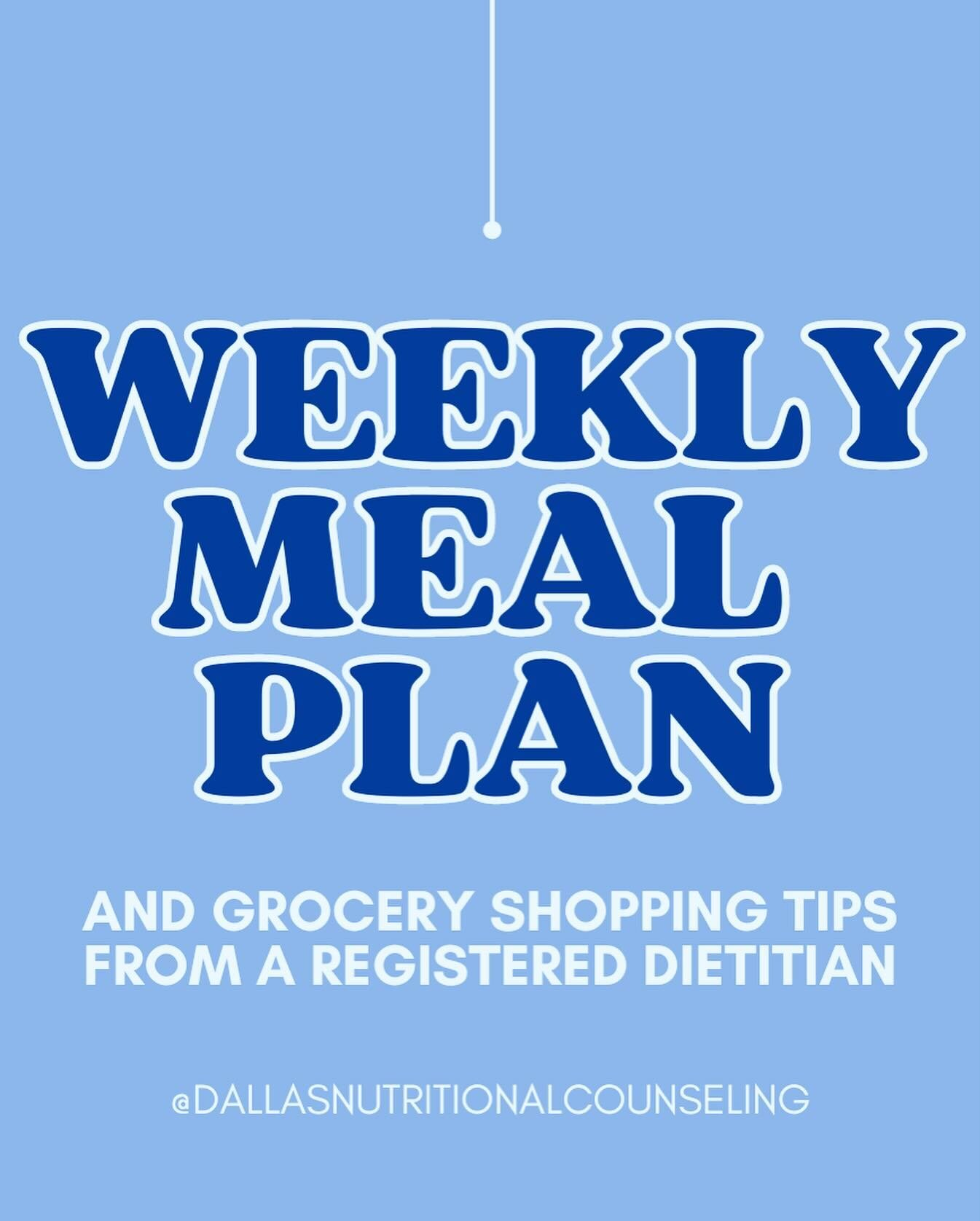 This week on my weekly meal plan&hellip;

My grocery store and meal planning tip this week &ndash; consider your schedule when making your grocery and meal plan. 

Now this has taken a lot of trial and error. We have all been there. We make these