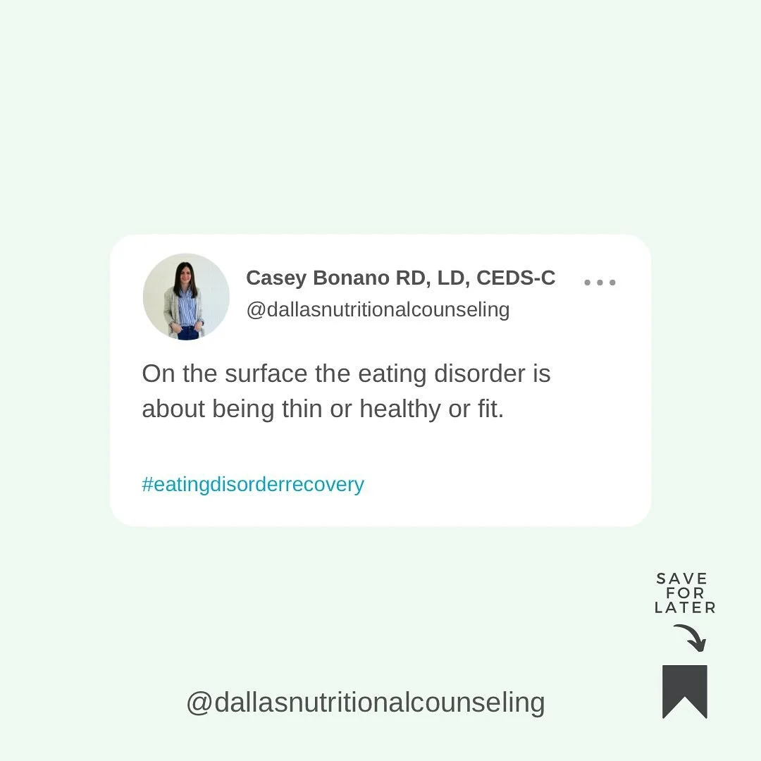 Maybe good timing for this thread ➡️➡️➡️

#dallasnutritionalcounseling #eatingdisorderrecovery #eatingdisordersupport #eatingdisorderhelp #recoverycommunity