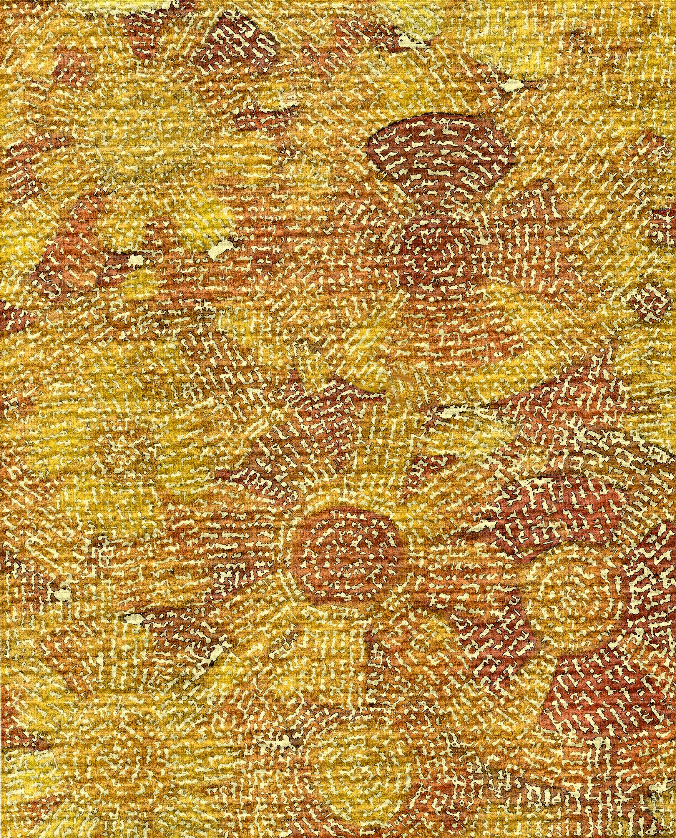 Abundance is For Everyone/ acrylic, cut paper, pen, photoshop editing/ Jennifer Neal/ copyright 2015