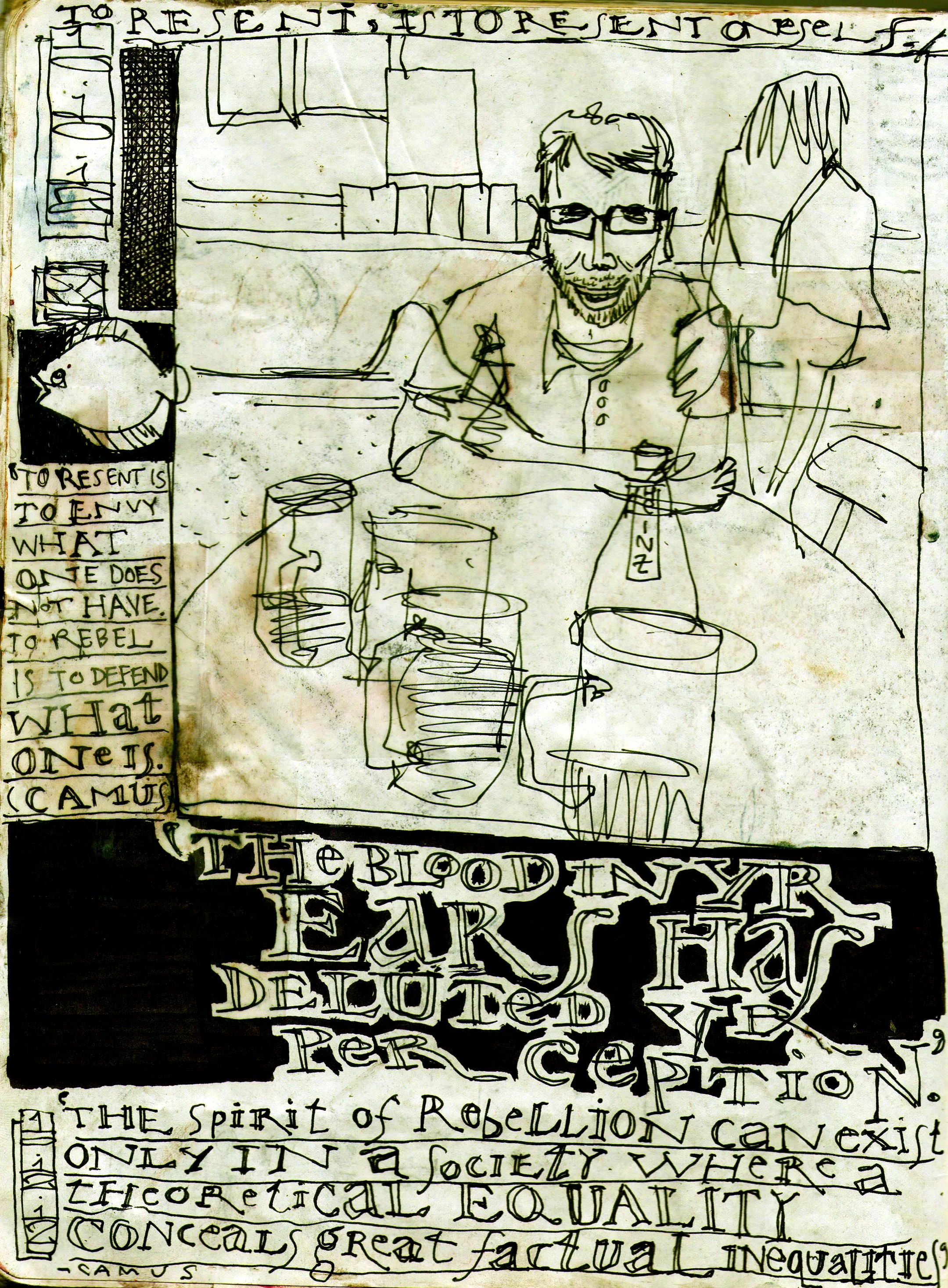 Sketchbook Journal #12: (RE)Immolation in Pagan Winter: page 8