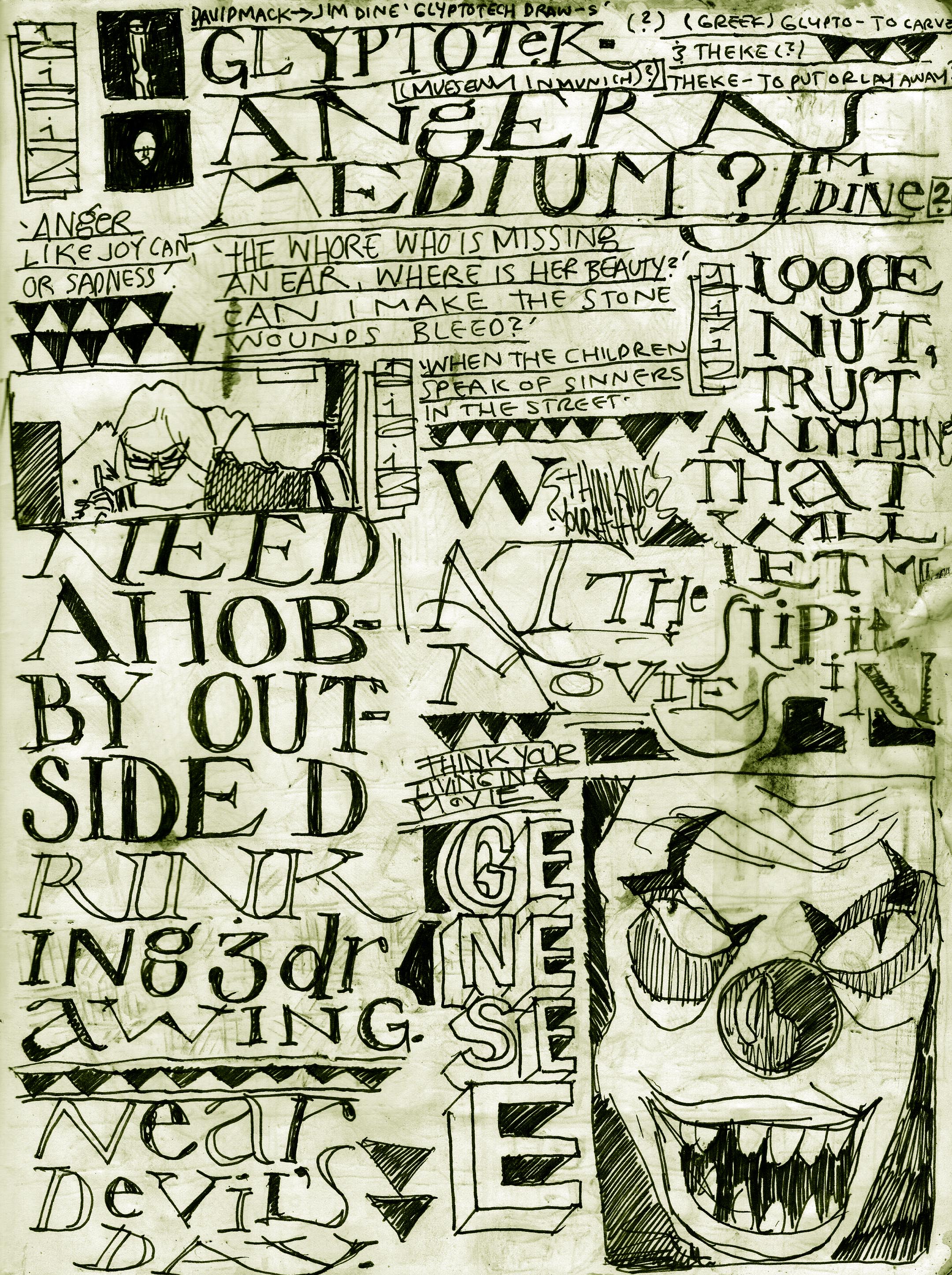 Sketchbook Journal #12: (RE)Immolation in Pagan Winter: page 9