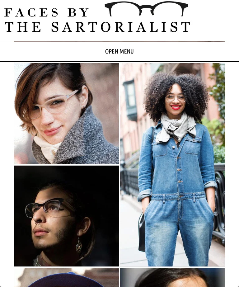  FACES BY THE SARTORIALIST 